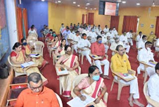 विद्या भारती के प्रशिक्षण में प्रतिभागी