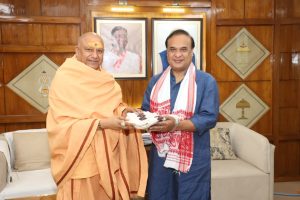 Swami Yatindranand Giri meet to Himant Vishva Sharma, Chief Minister Assam 