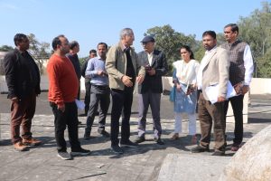 Land Inspection for Cow Museum in Mathura