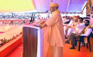 Yogi Adityanath in Chittorgarh, Rajasthan